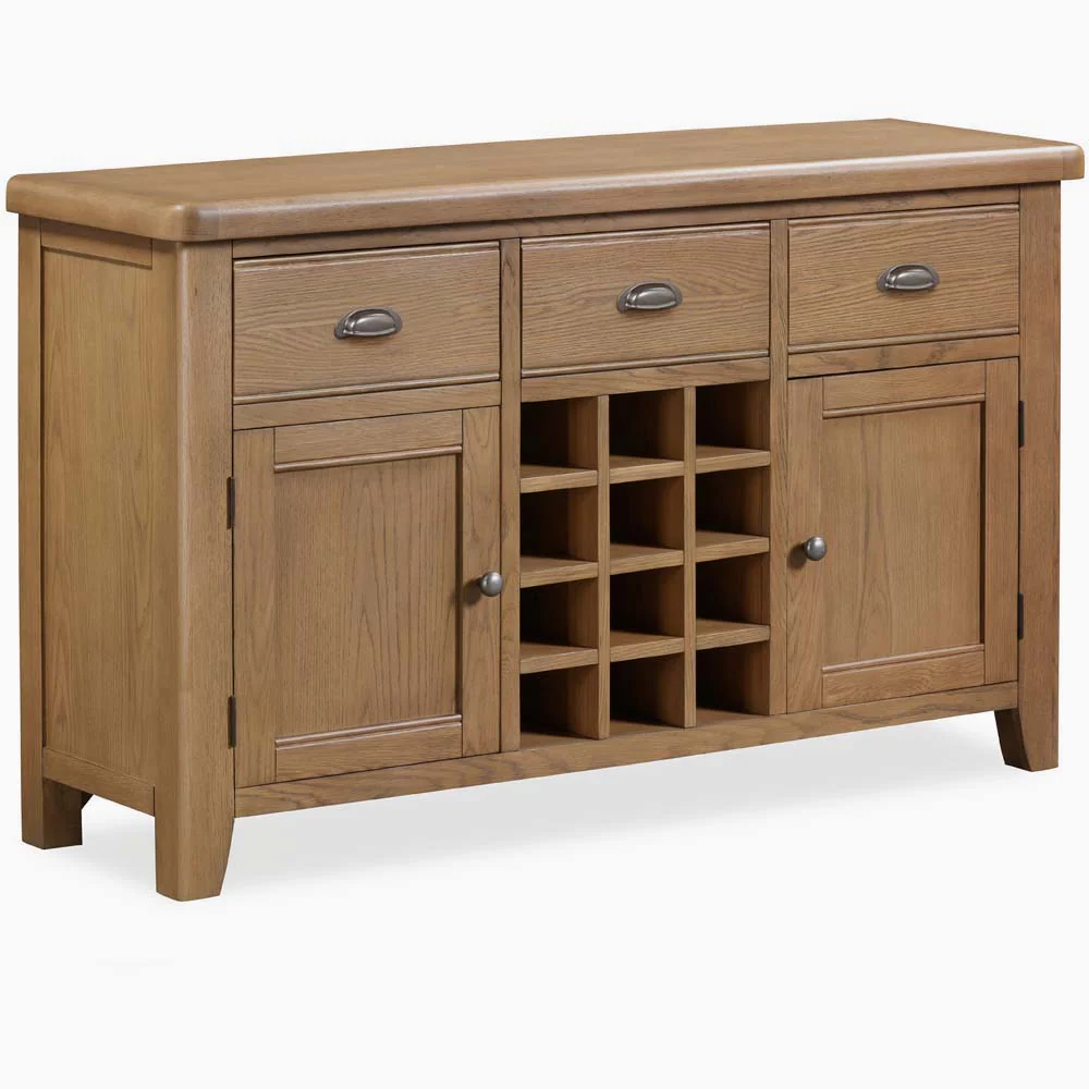 Willowmere Wide Sideboard - Wide Sideboard Oak - Image 3