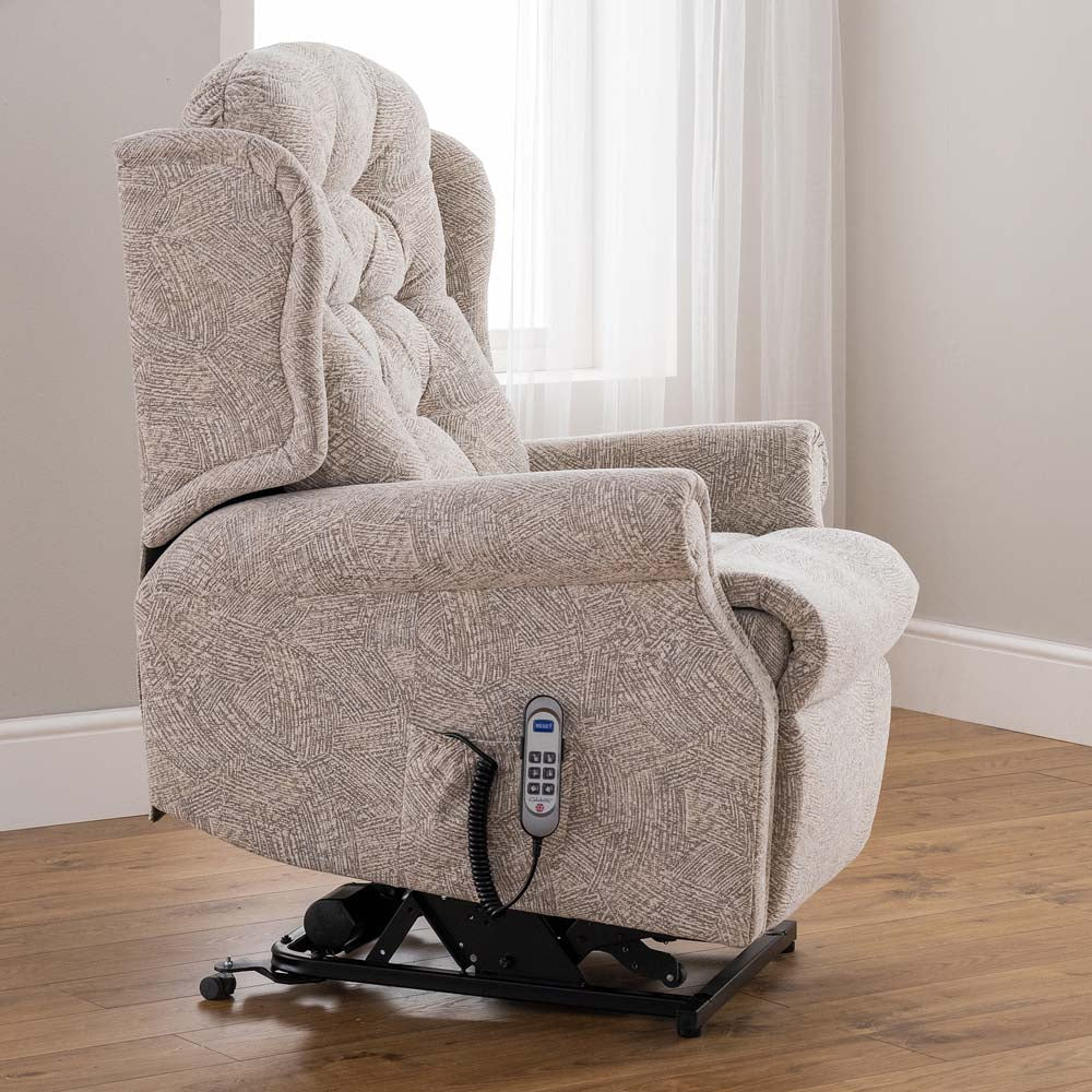 Woburn Standard Recliner Armchair - Standard Single Motor Recliner Leather - Power Recliner with Power Footrest and USB - Image 2