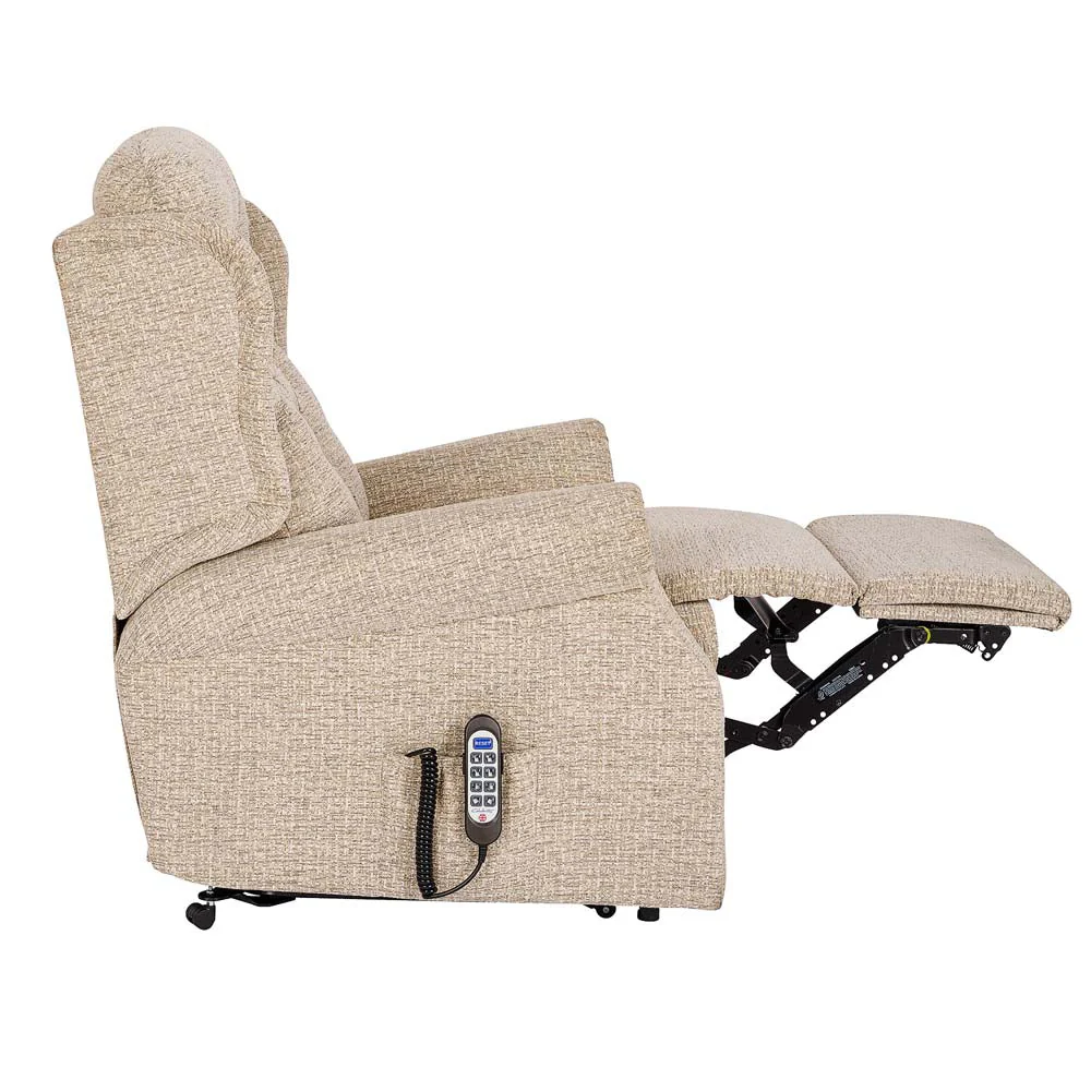 Woburn Standard Recliner Armchair - Standard Single Motor Recliner Leather - Power Recliner with Power Footrest and USB - Image 5