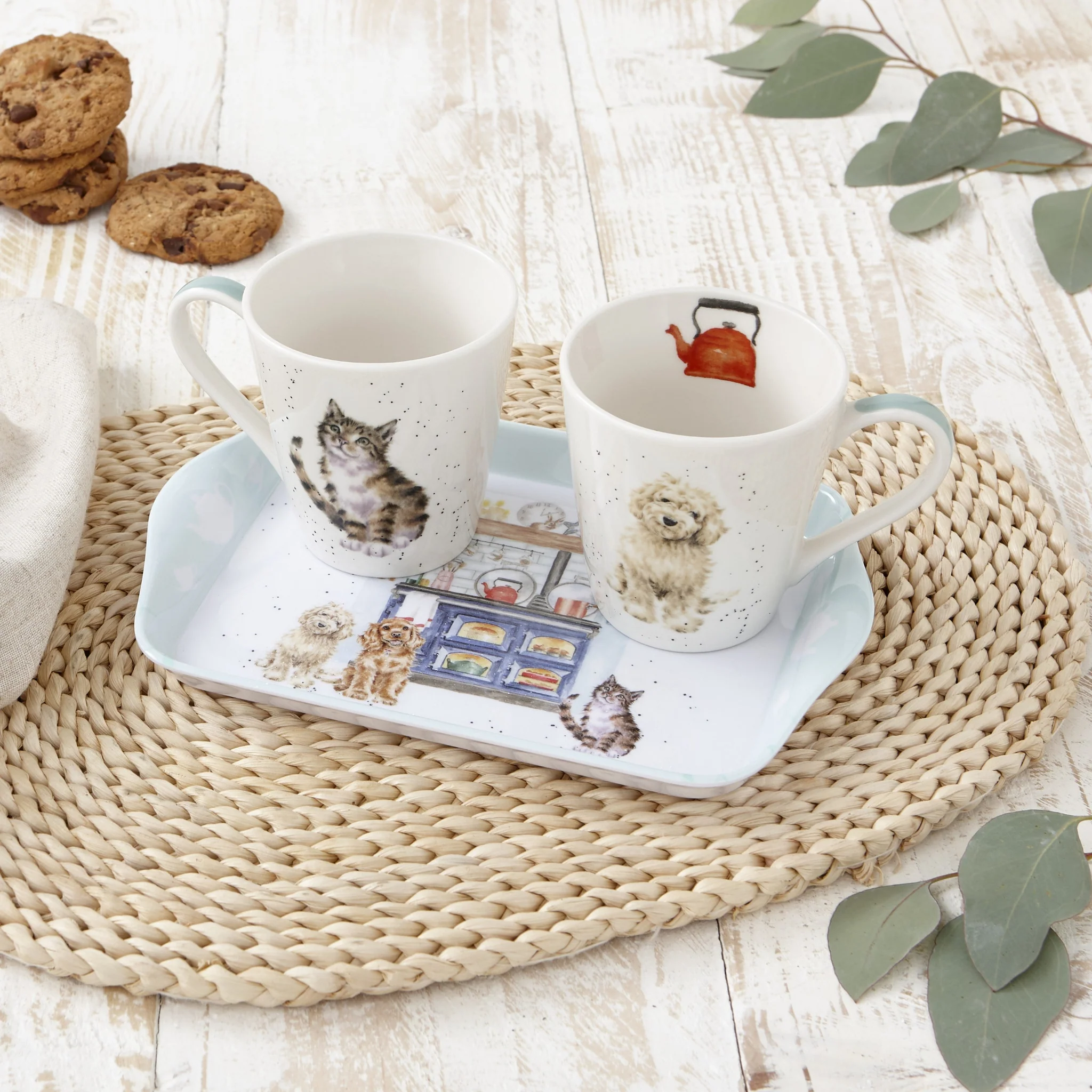 Wrendale Country Kitchen Mug & Tray set - Image 2