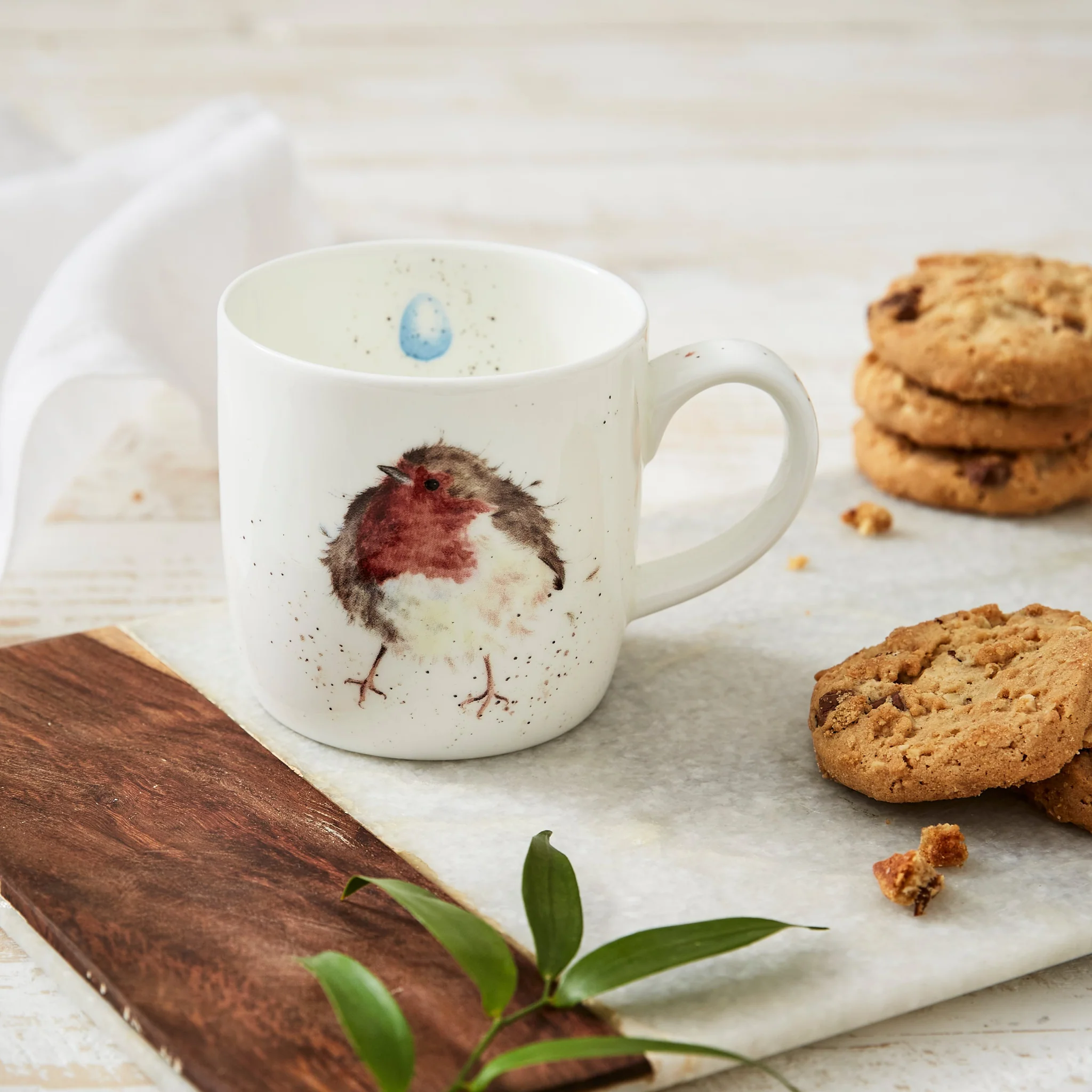 Wrendale Mug Garden Friend Robin - Image 2
