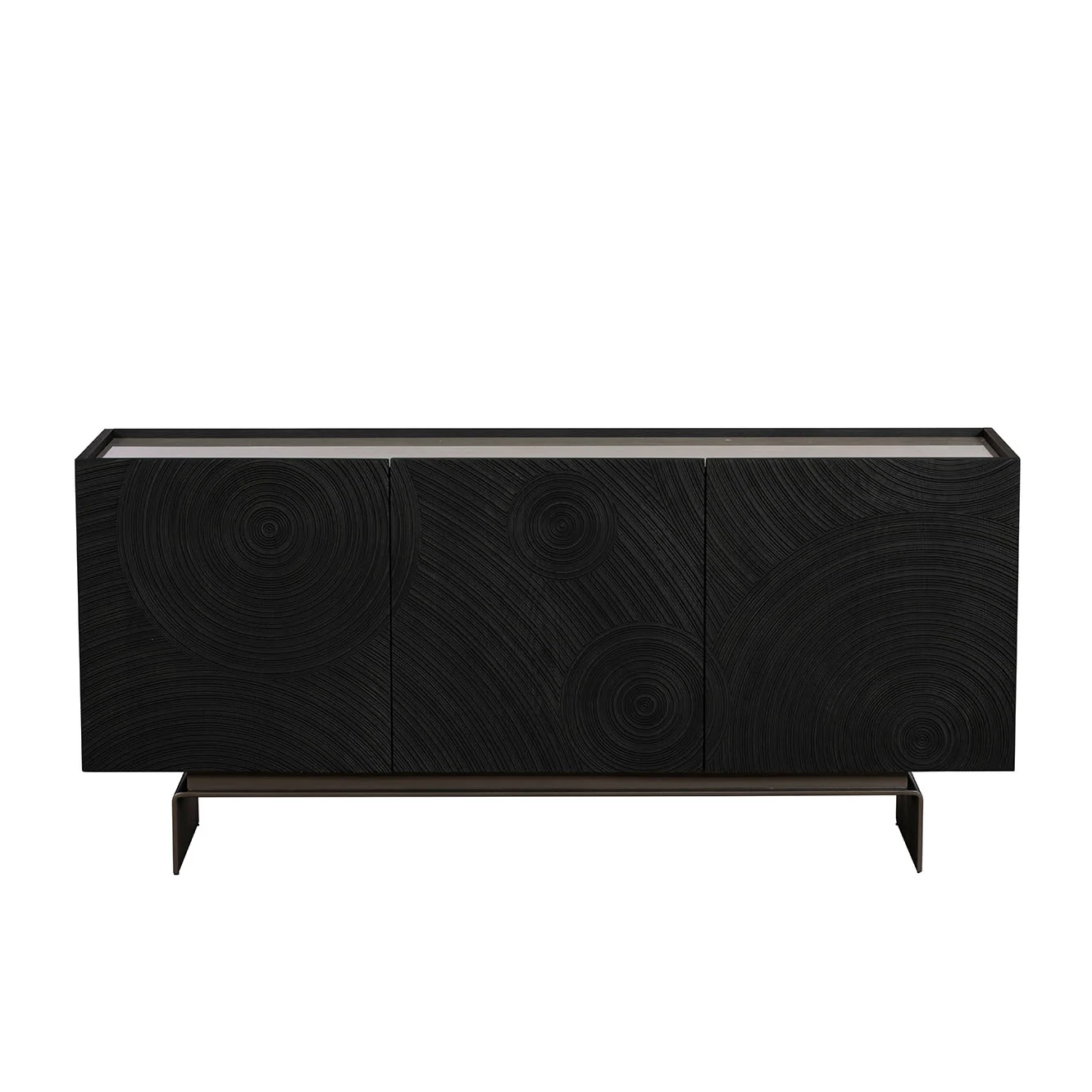 Wynter Wide Sideboard - Wide Sideboard Glass Ceramic Top