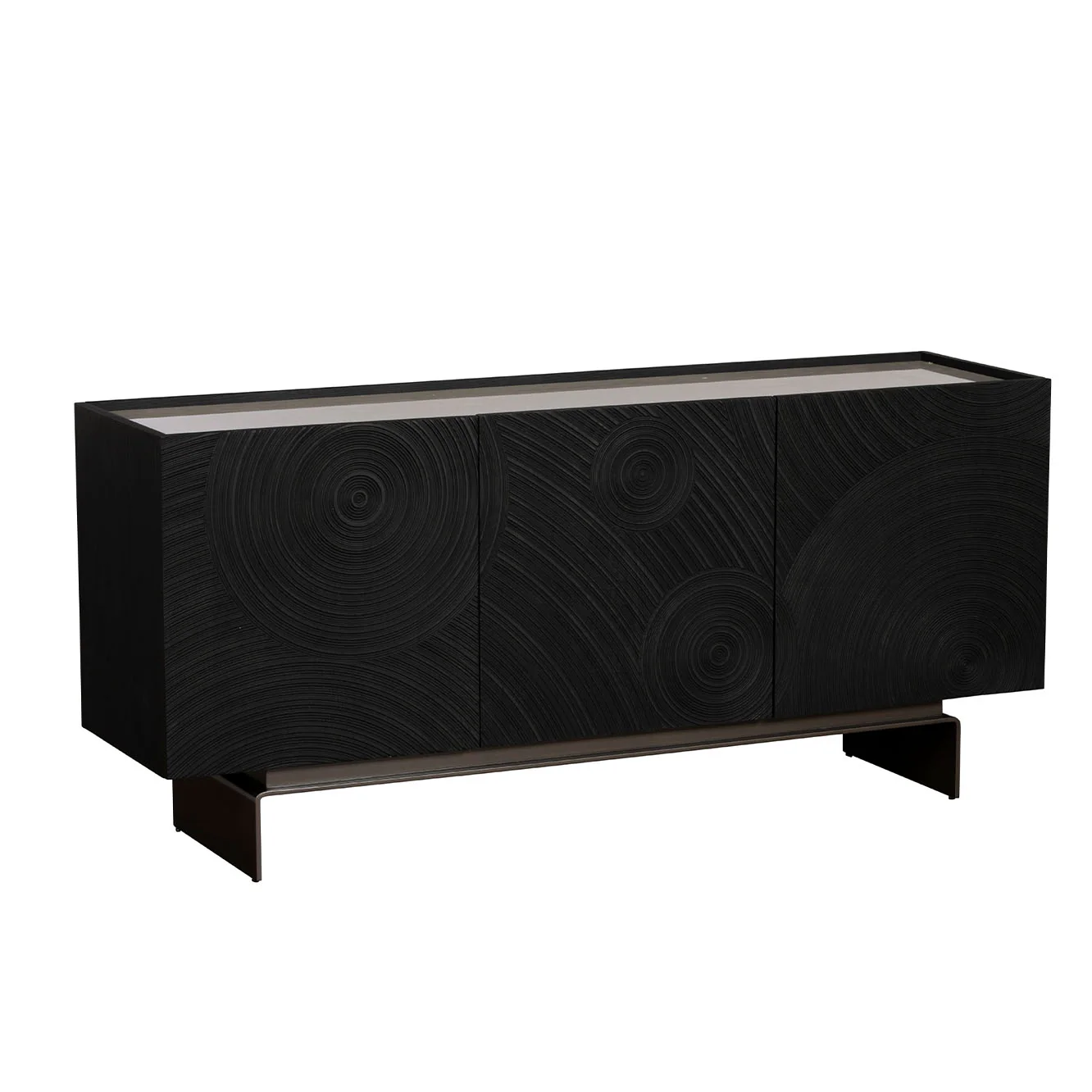 Wynter Wide Sideboard - Wide Sideboard Glass Ceramic Top - Image 3