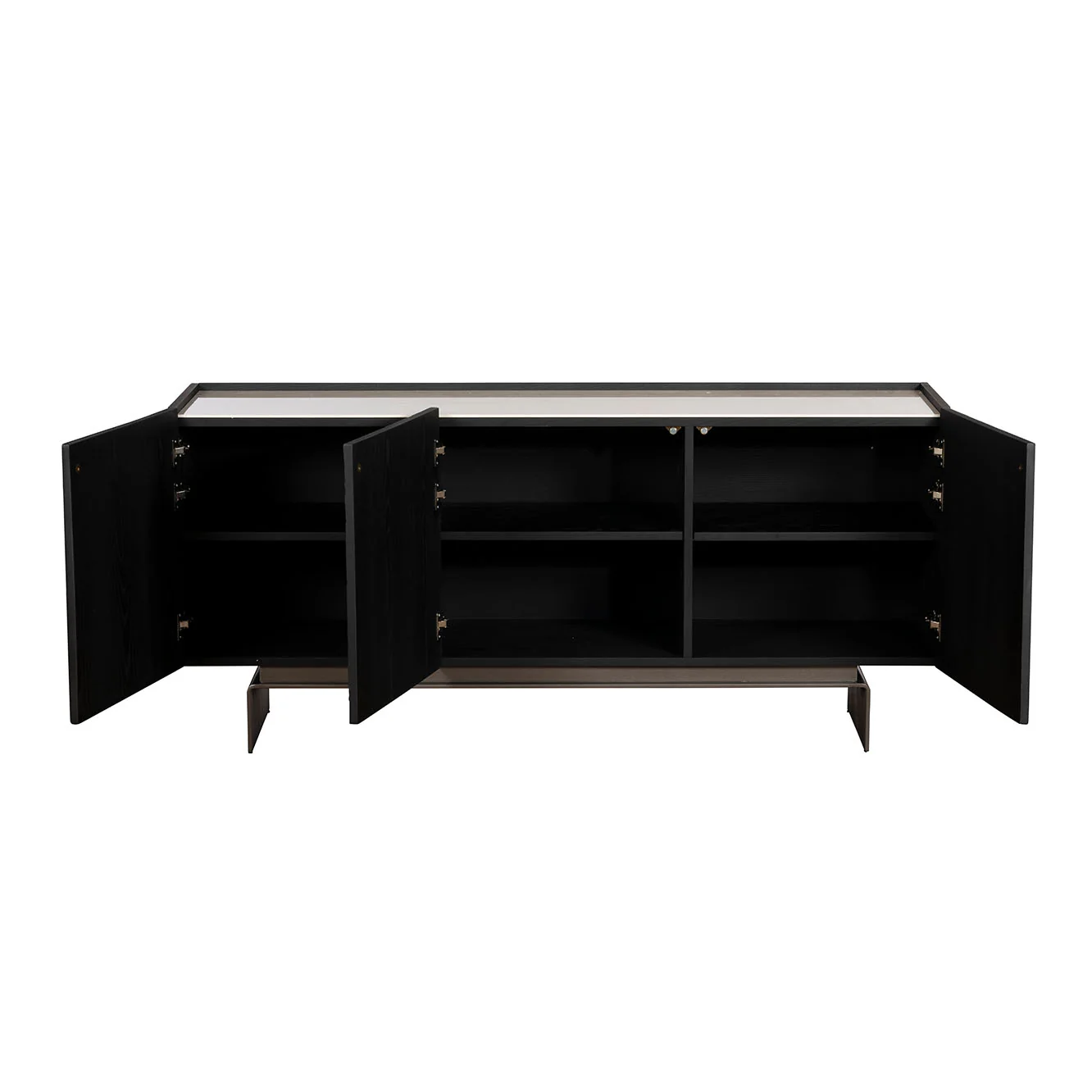 Wynter Wide Sideboard - Wide Sideboard Glass Ceramic Top - Image 5