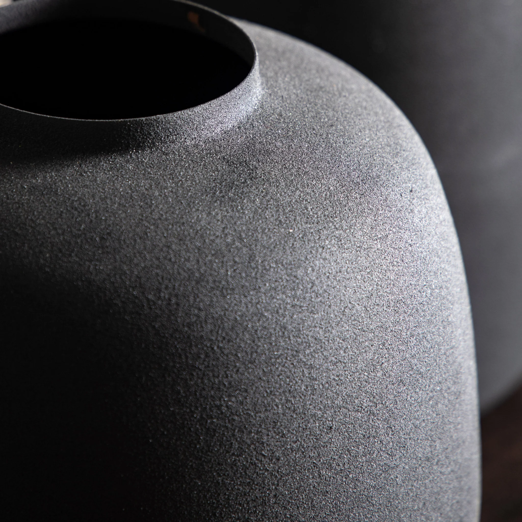 Zia Vase Black Set Of 2 - DHD Zia Vase Black 2Pk - Image 3